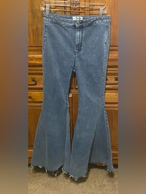 Free People We The Free Just Float On Flare Jeans 28 Boho 70s Bell Bottoms